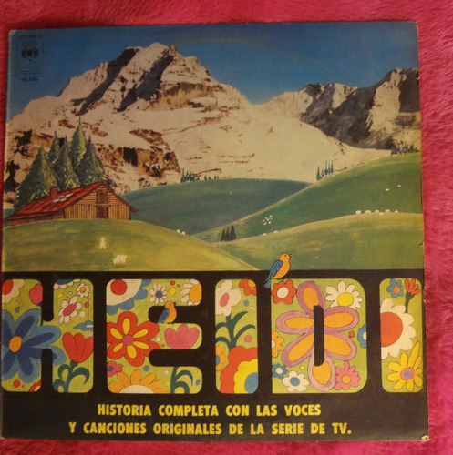 Heidi La Niña De Los Alpes Disco De Vinilo Lp  Serie De Tv