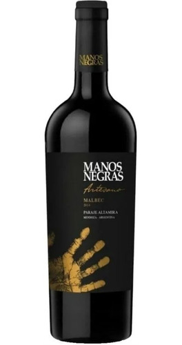 Vino Artesano De Manos Negras Malbec 