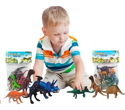 Dinosaurios Coleccion Animales Juguetes Didactico Jugueteria