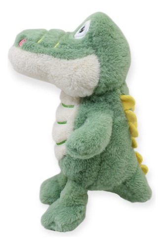 Peluche Cocodrilo Verde Con Rayas Ranizzima 25 Cm Verde