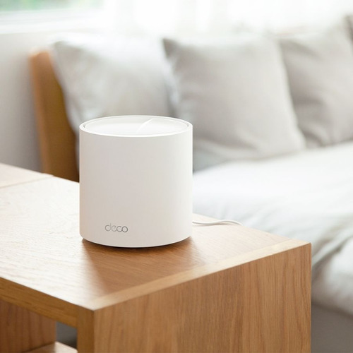 Imagen 4 de 4 de Sistema Wi-Fi mesh, Router, Access point, WMM TP-Link Deco X50 V1 blanco 100V/240V 3 unidades