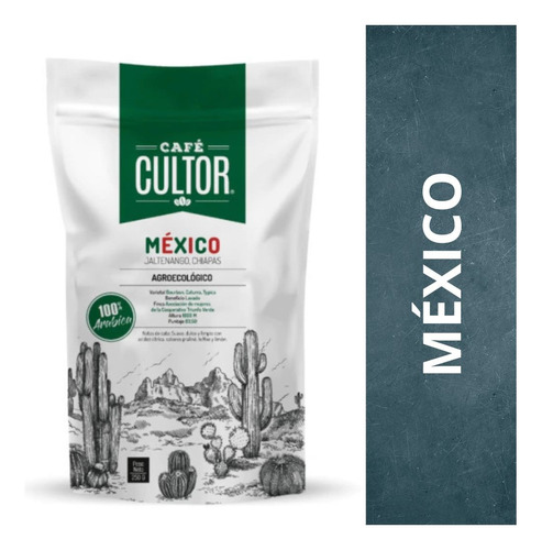 Café Cultor Agroecológico Molido X 250 Gr - Mexico