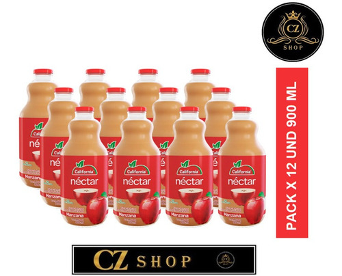 Nectar California Manzana X 12u - mL a $8