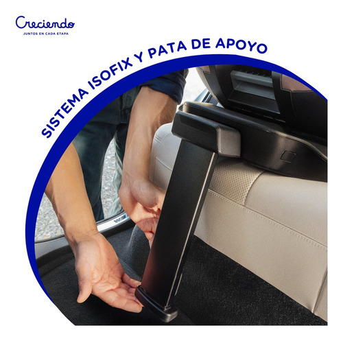 Butaca Auto Bebé Britax Romer Swivel Rotación 360 Con Isofix Color Midnight grey