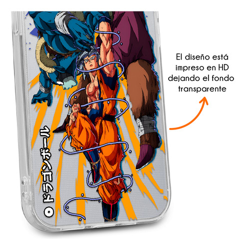 Funda Para iPhone Dragon Ball Super Goku Moro Antigolpes