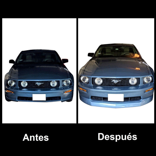 Lip Spoiler Delantero Ford Mustang V8 Gt 2005 2006 2007 2009
