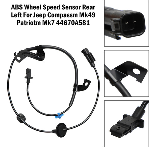 Sensor Abs Trasero Izquierdo Para Jeep Compassm Mk49 Patriot