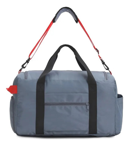 Bolso De Viaje Reebok 60164-60165 Unisex 40l Viaje Gym * Color Azul Petróleo 60165 Lisa