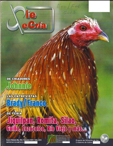 Revista Sobre Gallos Ene Feb 2013 # 176 