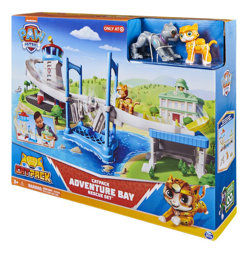 Set De Juego Rescate Paw Patrol Catpack Adventure Bay 3 Set