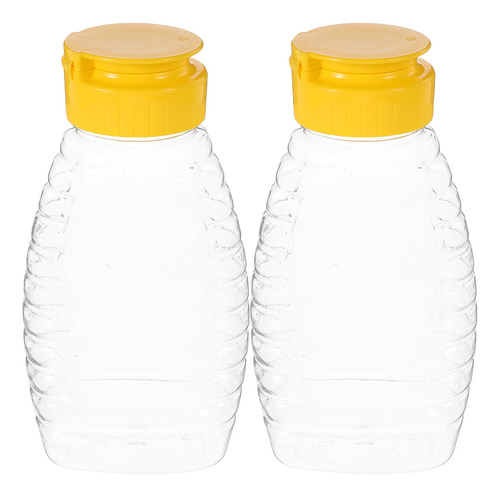 2 Unidades De Garrafas De Condimento Squeeze, Reutilizável,