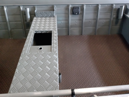 Barco De Aluminio 6m Semi Chata Com Carreta Novos