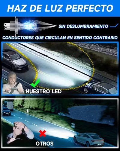 Comprar Faro LED H4 para coche, Luz De Carretera/luz de cruce