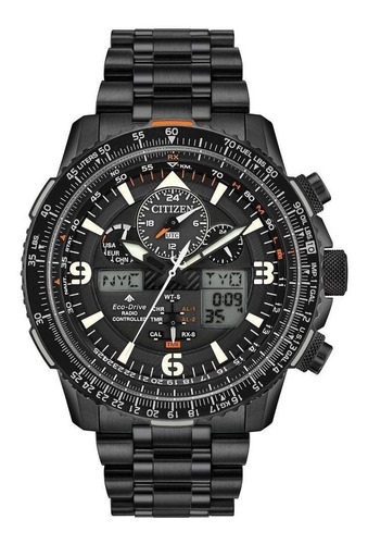 Relógio Citizen Jy8075-51e Novo Skyhawk Black Jy8075