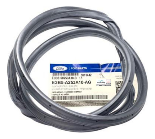 Guarnição Borracha Porta Traseira Ford Ka 2014 2015 2016