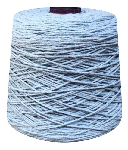 Barbante Colorido Número 6 Fios Para Crochê 1 Kg Prial Cor Azul-claro