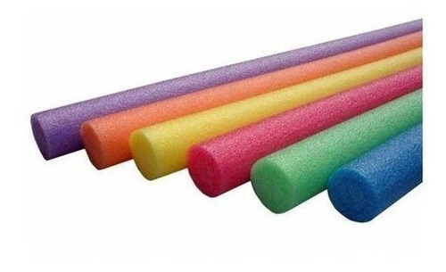 Imagem 1 de 2 de Kit 6 Flutuador Espaguete / Macarrão Piscina Sem Furo 1,60cm