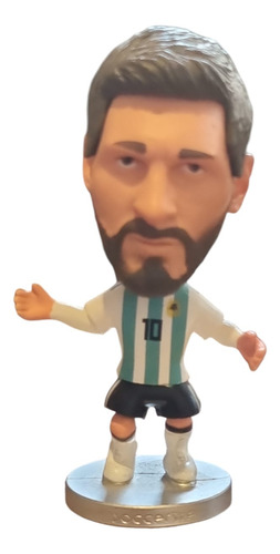 3 Muñecos Soccerwe Miniatura Messi Argentina 2022