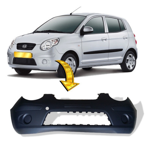 Parachoque Envolvente Dianteiro Kia Picanto 2008 2009 2010