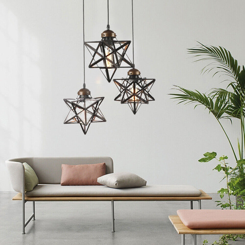 Moravian Star Chandelier 3-light Pendant Light Dining