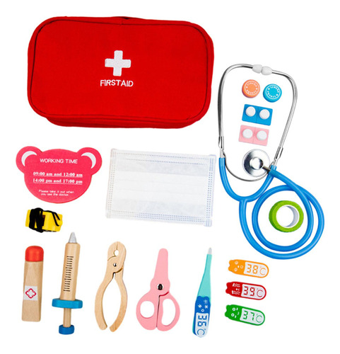 Juego De Médicos Para Niños, Juego De Simulación De Rojo