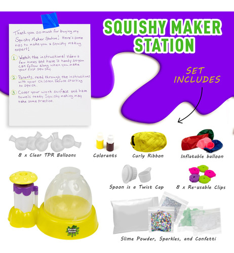 Squishy Maker Station Doctor Squish Edição Exclusiva Da Amaz