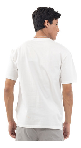 Playera De Algodón Box Fit Para Hombre Quarry