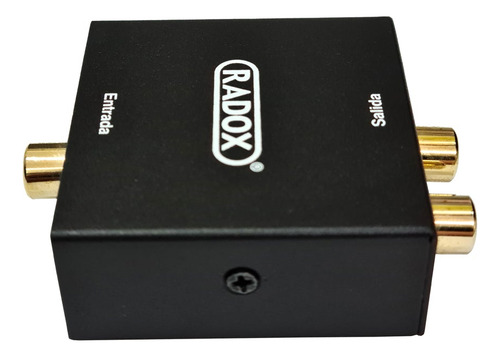 Convertidor De Audio Digital (toslink) A Analogo (rca) Radox