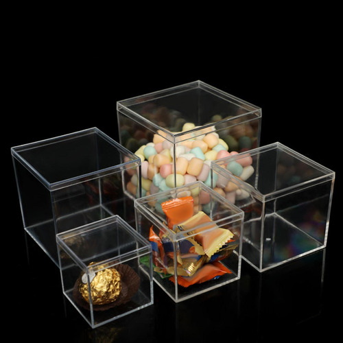 Caja De Almacenamiento De Acrílico 7,5 Cm X 7,5 Cm X 7,5 Cm