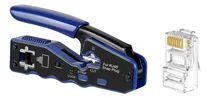 Comprar Paquete De 100 Conectores De Paso Cat6\u002Fcat5e Rj45 Con 