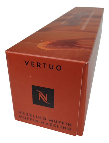 Cápsulas De Café Nespresso Vertuo Pack 10 Hazelino Muffin