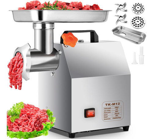 3000w Molino Para Carne 1.2 Hp 150kg/h Electrico Acero Inox 