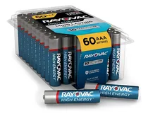 Comprar Pilas Aaa Rayovac Pilas Alcalinas Triple A 60 Pilas