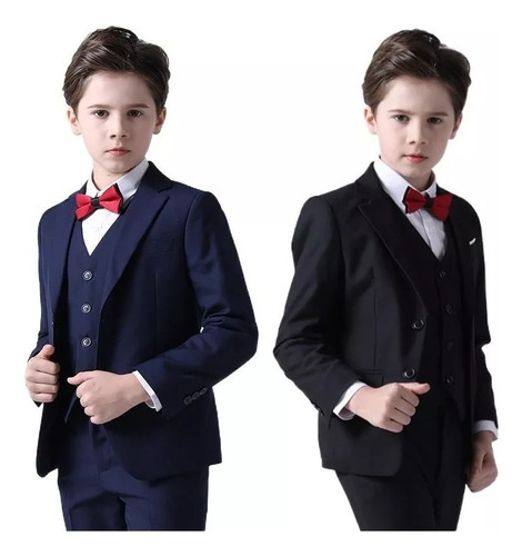 Conjunto De Traje Formal Para Chico De Fiesta De 5 Piezas