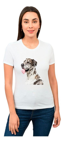 Playera Perro Mujer Animales Diseño 300 Playeras Beloma