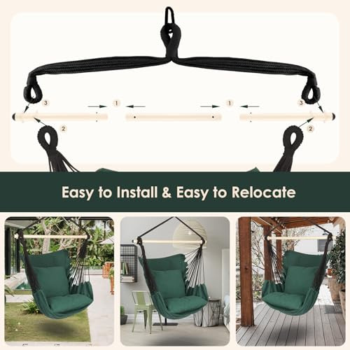 Columpio De Cuerda Colgante Para Silla Hamaca Highwild - Ma