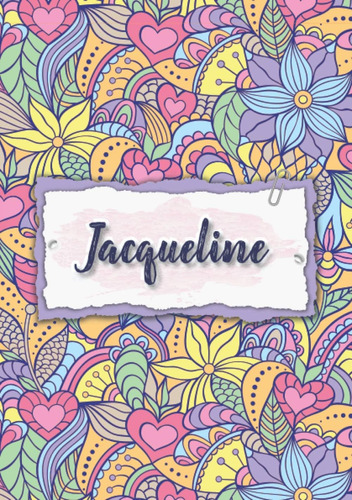 Libro: Jacqueline: Cuaderno A5 | Nombre Personalizado Jacque