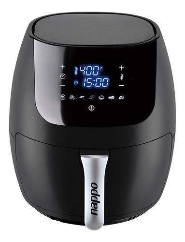 Imagen 1 de 2 de Freidora sin aceite Nappo NEF-097 de 7L color negro 220V-240V