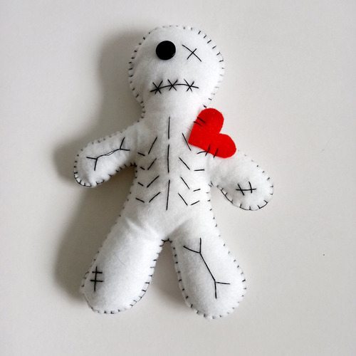Imagem 1 de 4 de Boneco Voodoo Vodu Vudu De Feltro