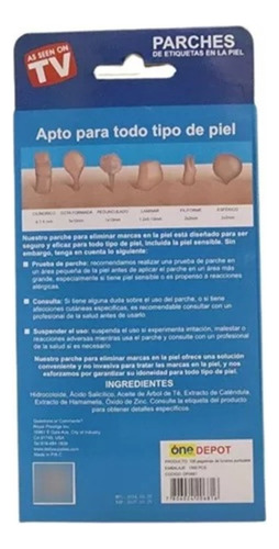 108 Parche Para Eliminar Verrugas Granos Parches Para Acne