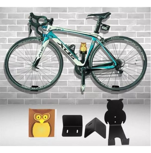 Suporte De Parede Coruja Mtb Speed Horizontal Apoio Pedal