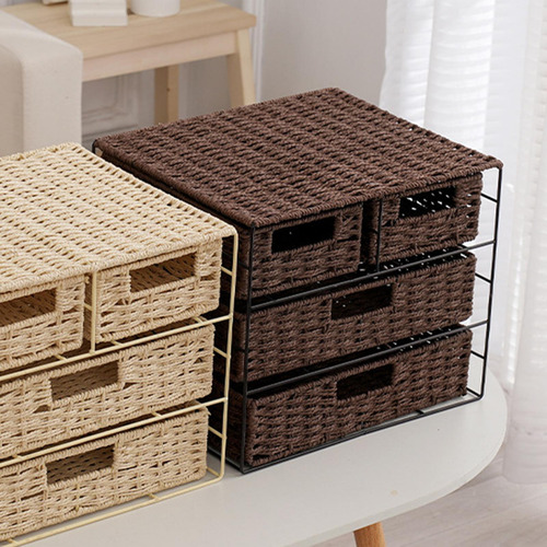 Caja De Almacenamiento De Papel Tipo De Cajón De Gran