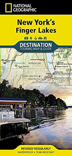 Libro: New Yorkøs Finger Lakes Map (national Geographic Map)