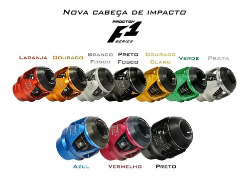 Imagem 3 de 3 de Slider Procton F1 Dianteiro E Traseiro Suzuki Hayabusa
