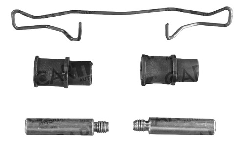 Kit Herrajes De Balatas Mazda 3 2004-2005-2006-2007 Del Ck