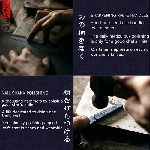 Mitsumoto Sakari Cuchillo De Chef Japonés Kiritsuke De 8 ...
