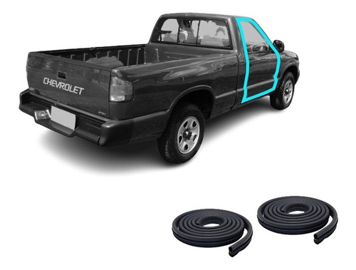 Burlete Chevrolet S-10 2p 95-05 prta x2