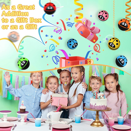 24 Pcs Ladybug Bouncy Balls Ladybug Party Party Favores Pequ