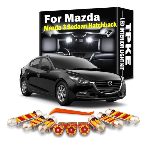 Kit Iluminación Led Interior Mazda 3 Sedan 2014 2016 2018