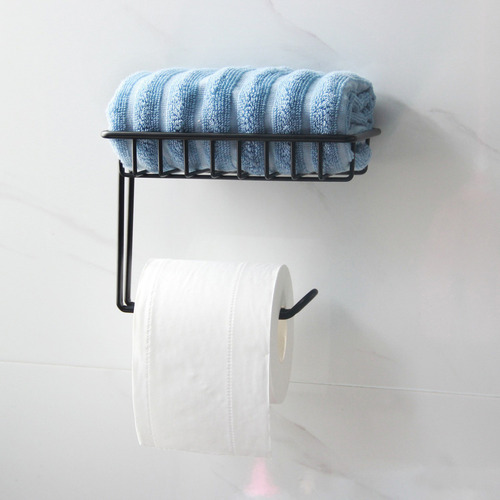 Papel Higiénico De Pared B Con Estante Y Toallitas Húmedas S